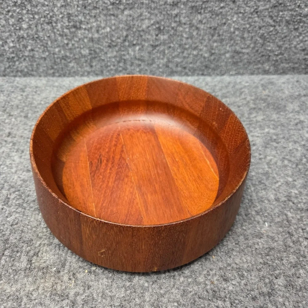 MCM Teak Serving Bowl Dansk Designs VTG Scandinavian Design 70s Dansk Kobenstyle